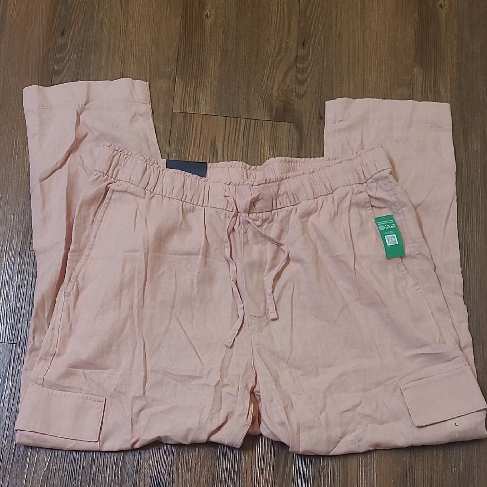 GAP Light Pink Easy Pants for women zise L new